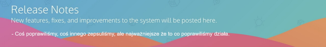Plansza z napisem, coś zostało poprawione, coś zepsute, ale najważniejsze, że działa.