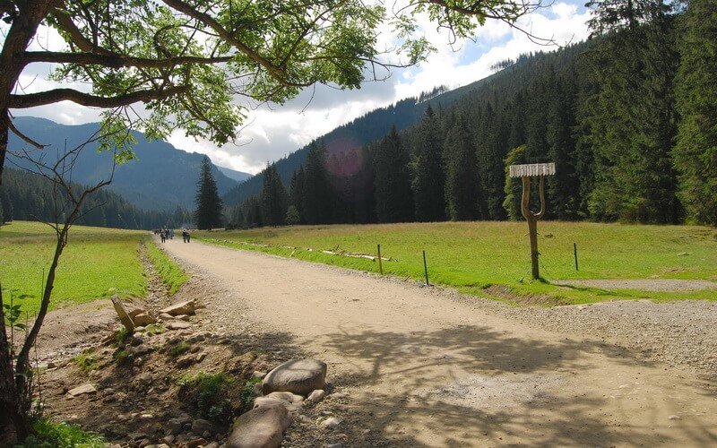 Polska - Tatry - widok na dolinę Kościeliską